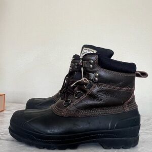 Rugged Outback Thinsulate black and brown winter boots size 7